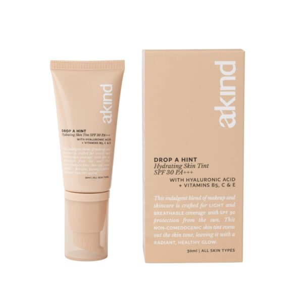 Akind Drop a Hint Hydrating Skin Tint SPF 30 PA +++ - 120 Vanilla (30 ml) - Akind