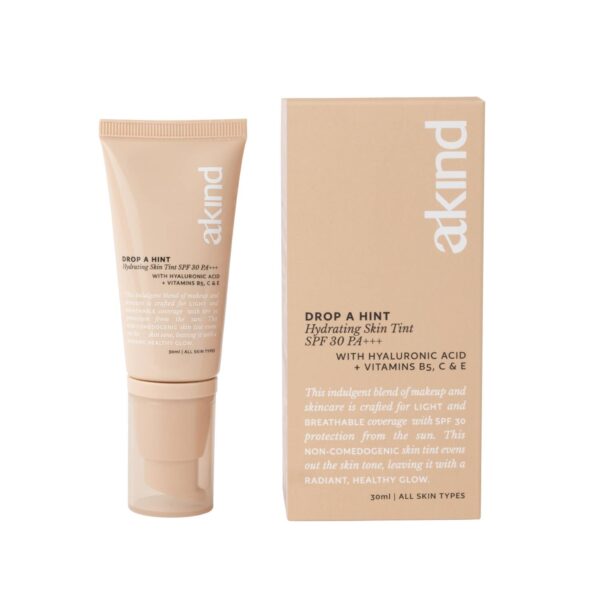 Akind Drop a Hint Hydrating Skin Tint SPF 30 PA +++ - 150 Honey (30 ml) - Akind
