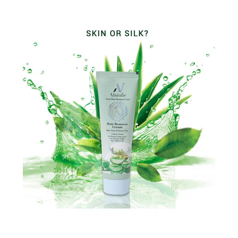 Alainne Aloe Vera With Green Tea Hair Remover Kit (60 g) - Alainne