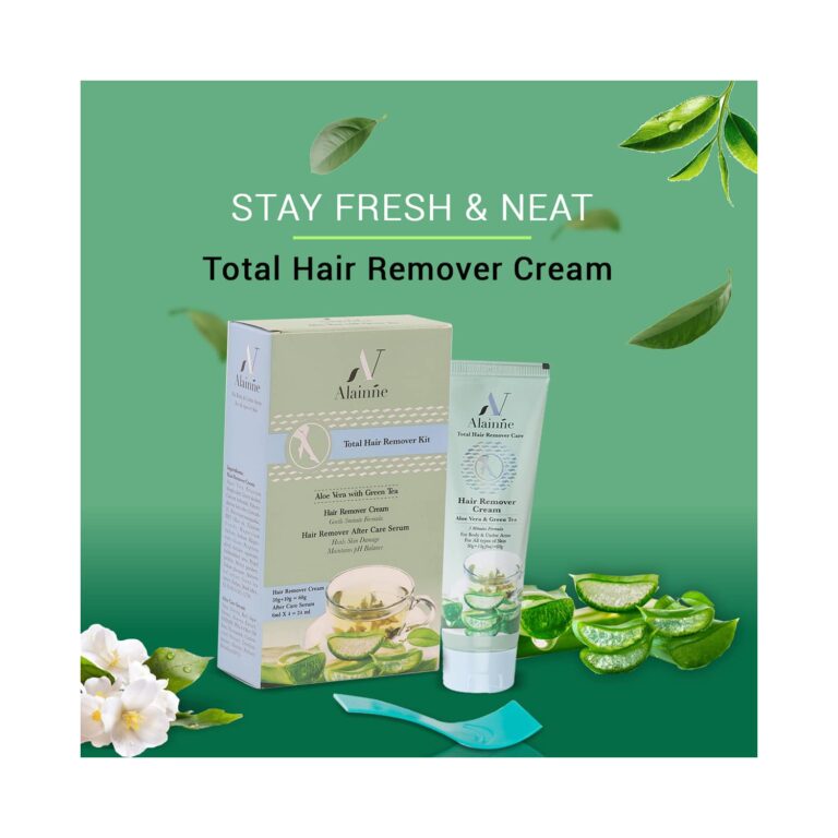 Alainne Aloe Vera With Green Tea Hair Remover Kit (60 g) - Alainne