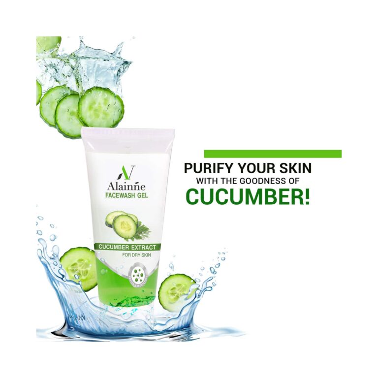 Alainne Cucumber Extract Facewash Gel - (150g) - Alainne