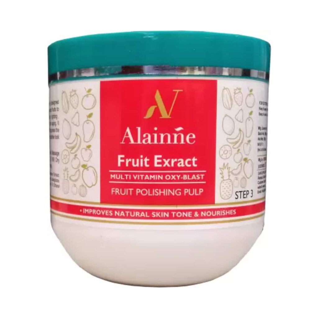 Alainne Fruit Extract Multi Vitamin Oxy Blast Step-3 Polishing Pulp - (500g) - Alainne