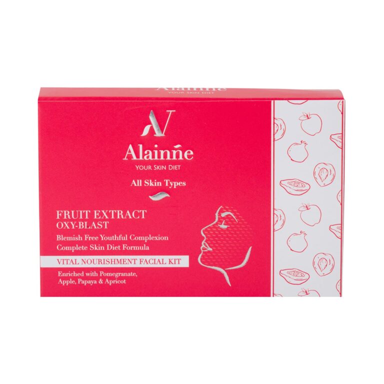 Alainne Fruit Extract Oxy Blast Facial Kit - (4Pcs) - Alainne