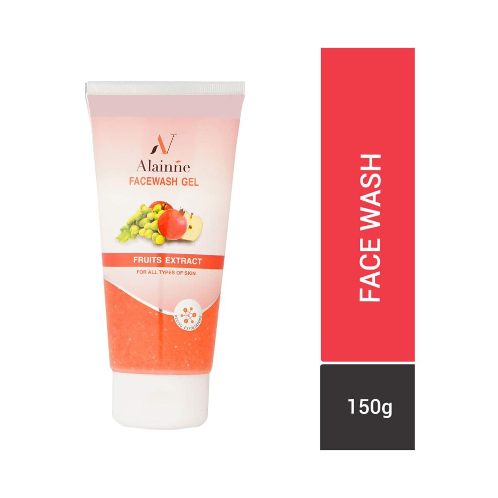 Alainne Fruits Extract Gel Facewash - (150g) - Alainne