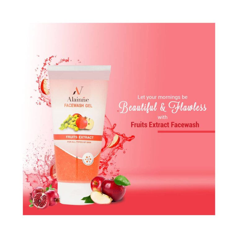Alainne Fruits Extract Gel Facewash - (150g) - Alainne