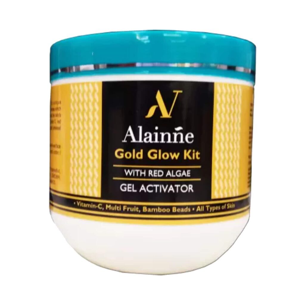 Alainne Gold Glow Kit With Red Algae Step-2 Gel Activator - (500g) - Alainne