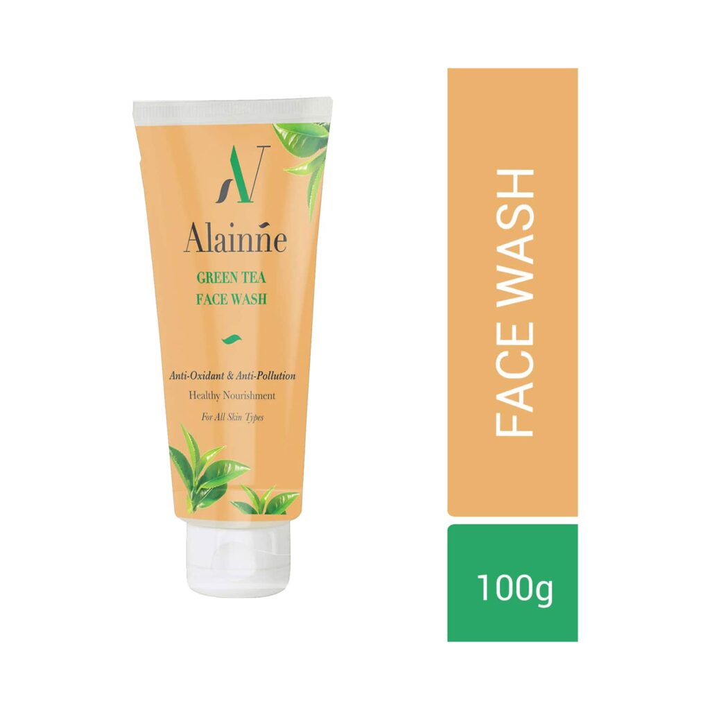 Alainne Green Tea Facewash - (100g) - Alainne