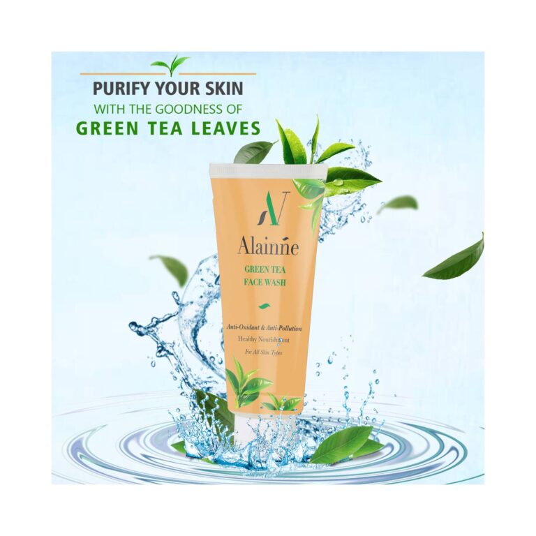 Alainne Green Tea Facewash - (100g) - Alainne