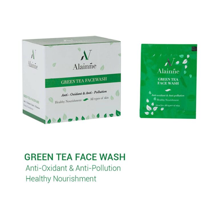 Alainne Green Tea Facewash - (125g) - Alainne