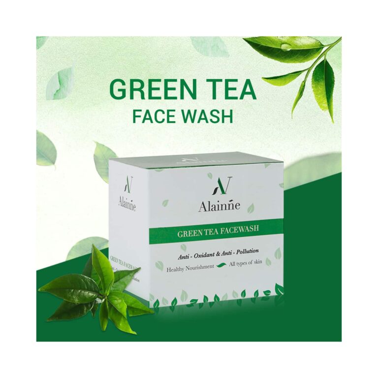 Alainne Green Tea Facewash - (125g) - Alainne