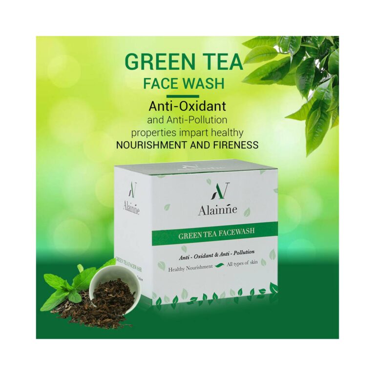 Alainne Green Tea Facewash - (125g) - Alainne