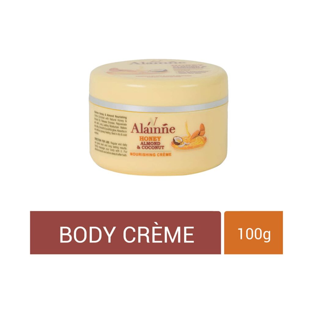 Alainne Honey Almond & Coconut Nourishing Body Creme - (100g) - Alainne