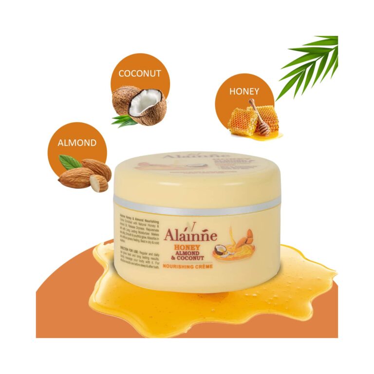 Alainne Honey Almond & Coconut Nourishing Body Creme - (100g) - Alainne