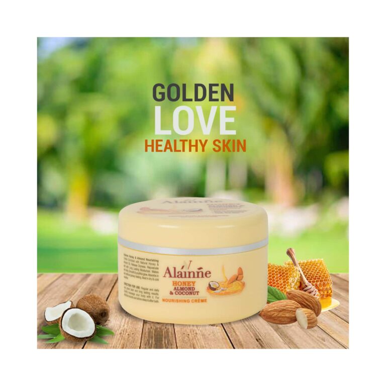 Alainne Honey Almond & Coconut Nourishing Body Creme - (100g) - Alainne