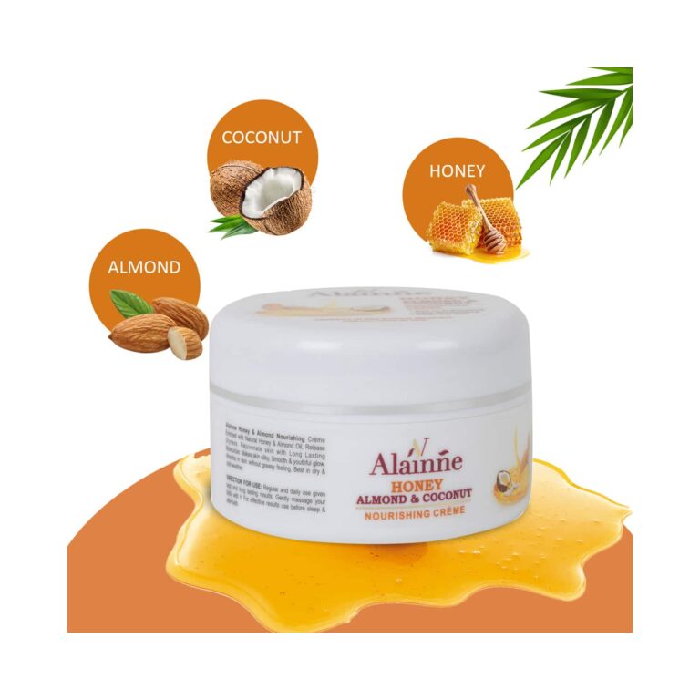 Alainne Honey Almond & Coconut Nourishing Body Creme - (200g) - Alainne