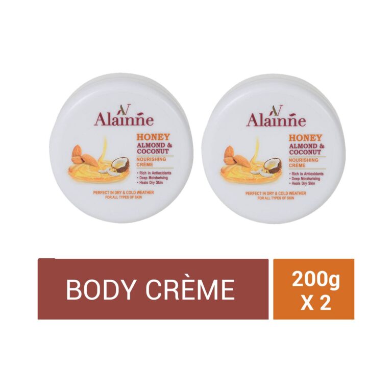 Alainne Honey Almond & Coconut Nourishing Body Creme - (200g) - Alainne