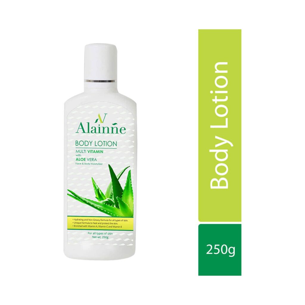 Alainne Multi Vitamin With Aloe Vera Body Lotion - (250g) - Alainne