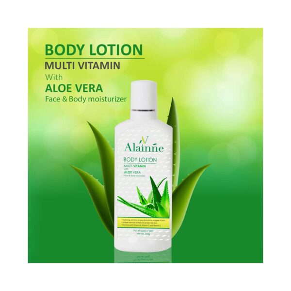 Alainne Multi Vitamin With Aloe Vera Body Lotion - (250g) - Alainne