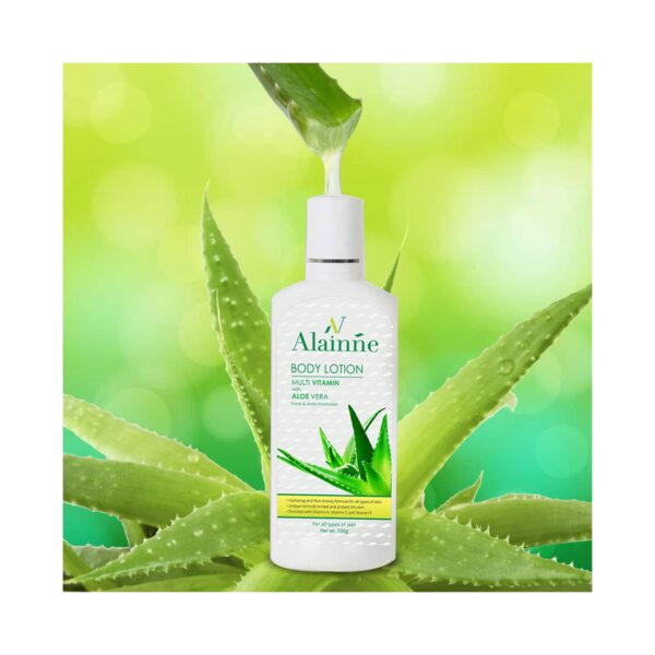 Alainne Multi Vitamin With Aloe Vera Body Lotion - (250g) - Alainne