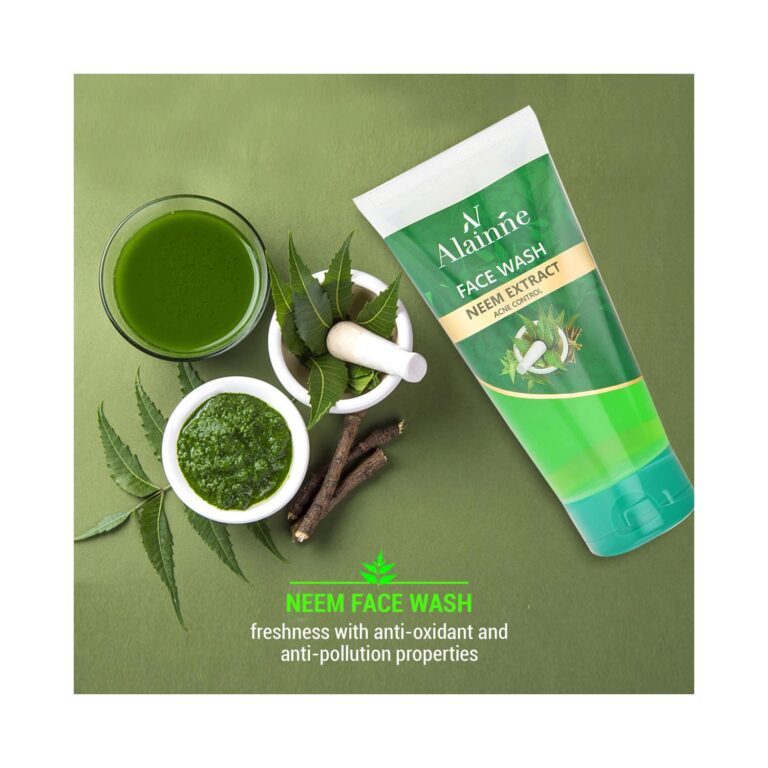 Alainne Neem Extract Acne Control Facewash - (150g) - Alainne