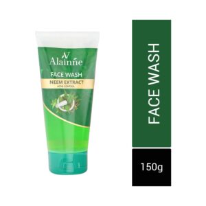 Alainne Neem Extract Acne Control Facewash - (150g) - Alainne