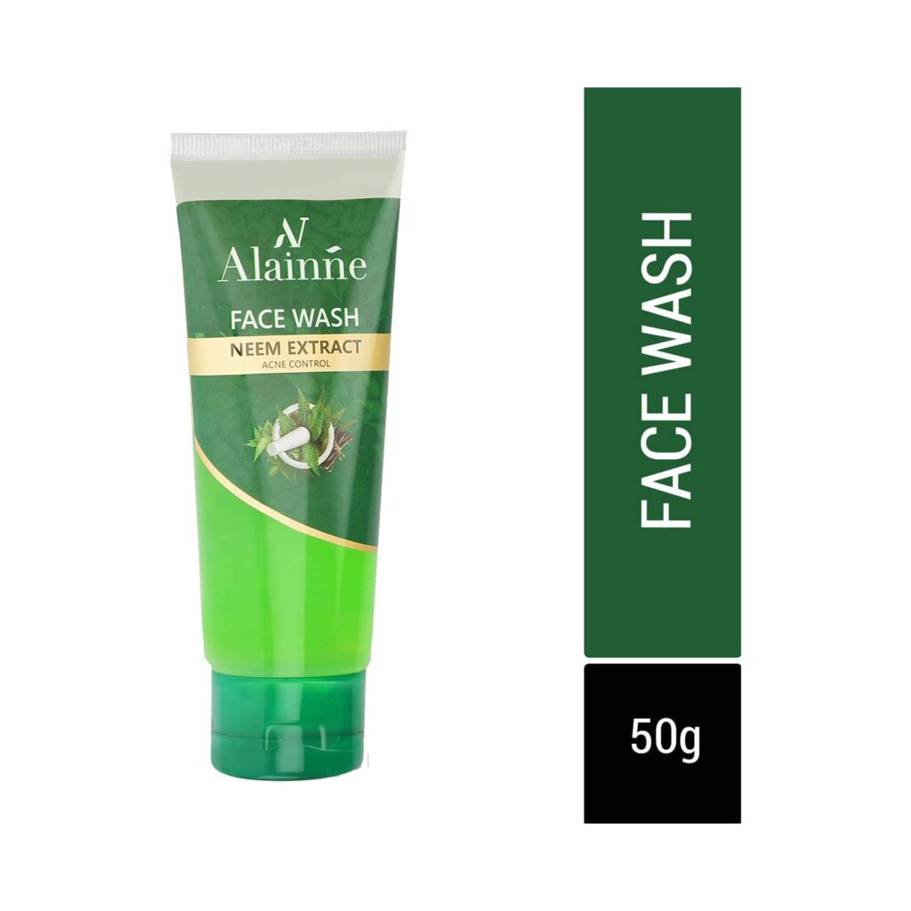 Alainne Neem Extract Acne Control Facewash - (50g) - Alainne