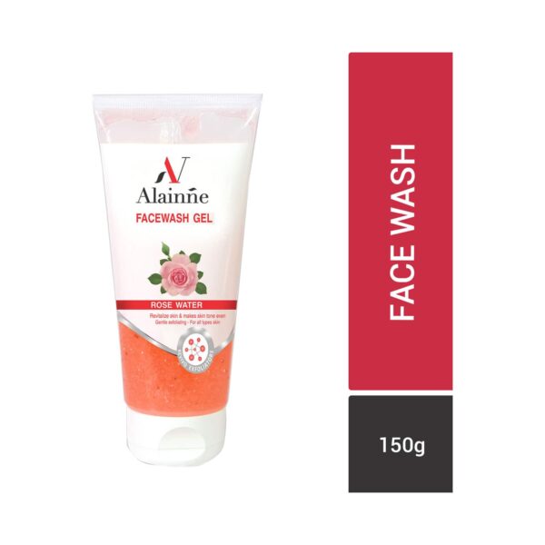 Alainne Rose Water Gel Facewash - (150g) - Alainne