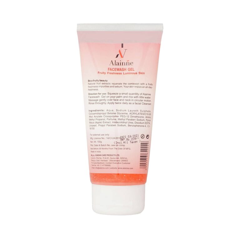 Alainne Rose Water Gel Facewash - (150g) - Alainne