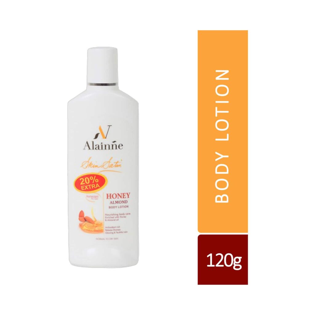 Alainne Skin Satin Honey Almond Body Lotion - (120ml) - Alainne