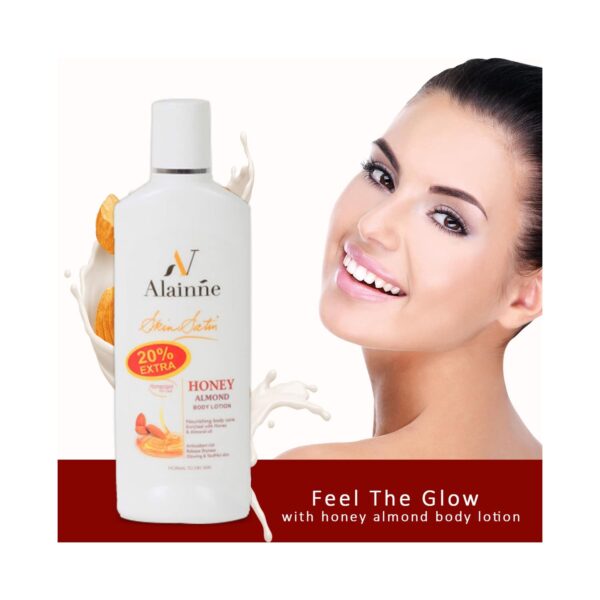 Alainne Skin Satin Honey Almond Body Lotion - (120ml) - Alainne