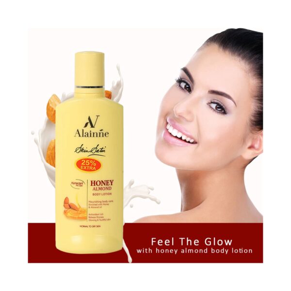 Alainne Skin Satin Honey Almond Body Lotion - (250ml) - Alainne