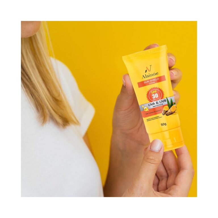 Alainne Sun Shield Cream UVA & UVB Protection SPF-30 - (50g) - Alainne