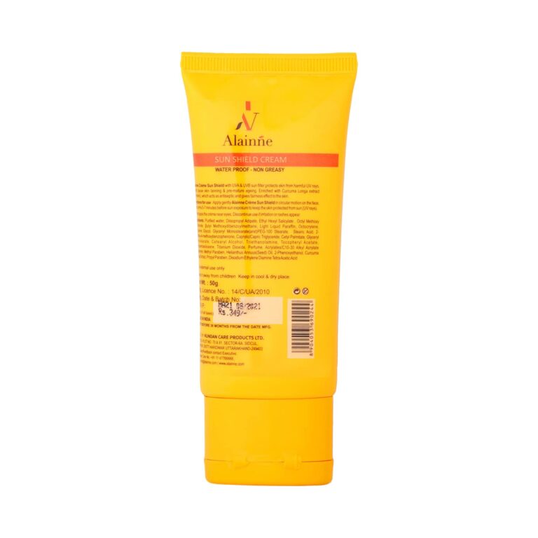 Alainne Sun Shield Cream UVA & UVB Protection SPF-30 - (50g) - Alainne
