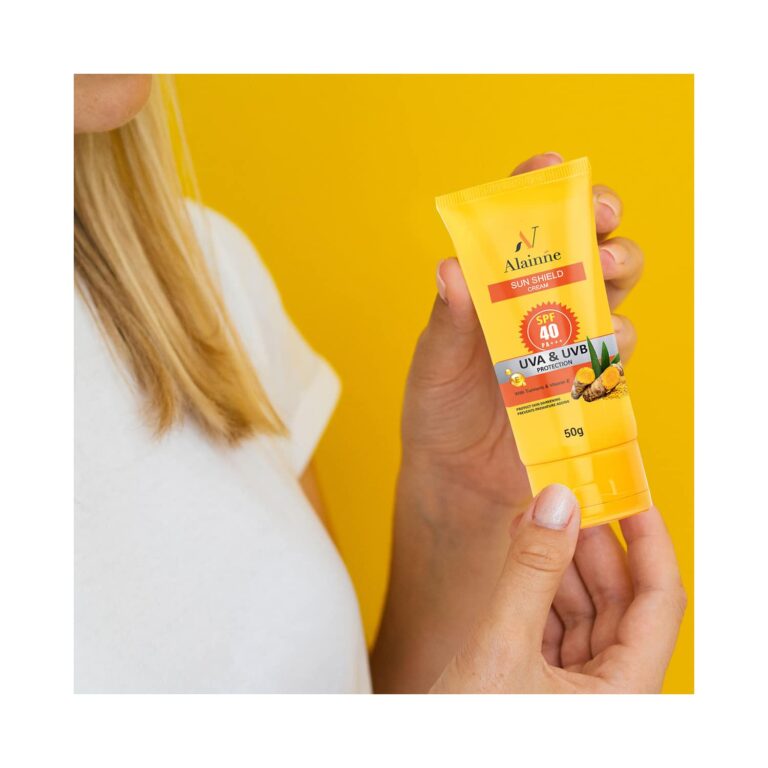 Alainne Sun Shield Cream UVA & UVB Protection SPF-40 - (50g) - Alainne