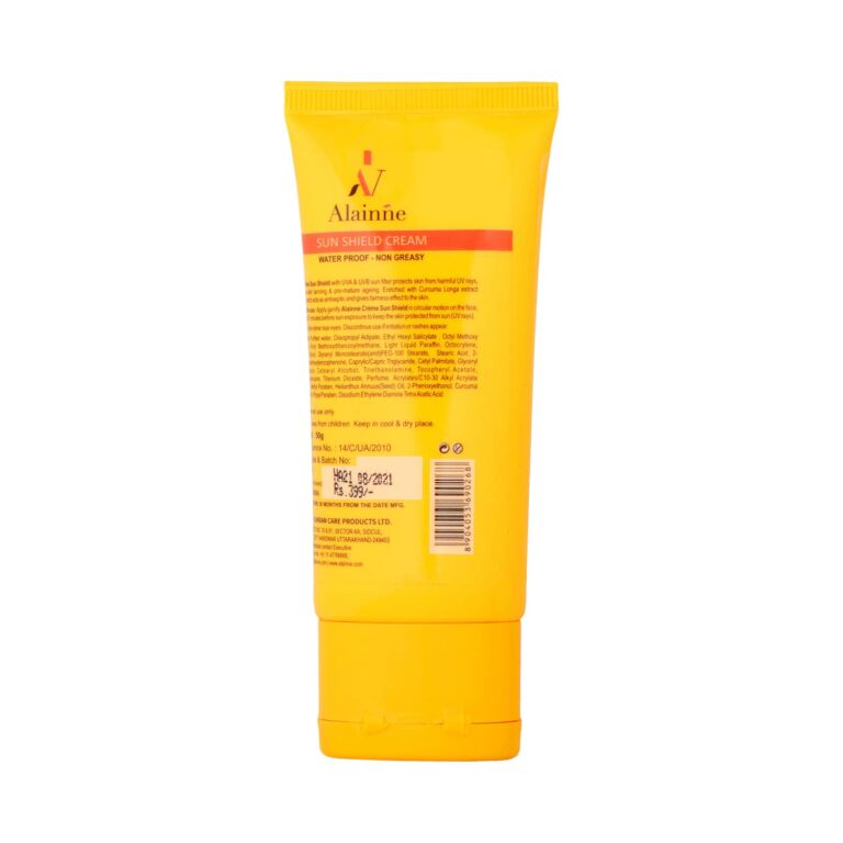 Alainne Sun Shield Cream UVA & UVB Protection SPF-40 - (50g) - Alainne