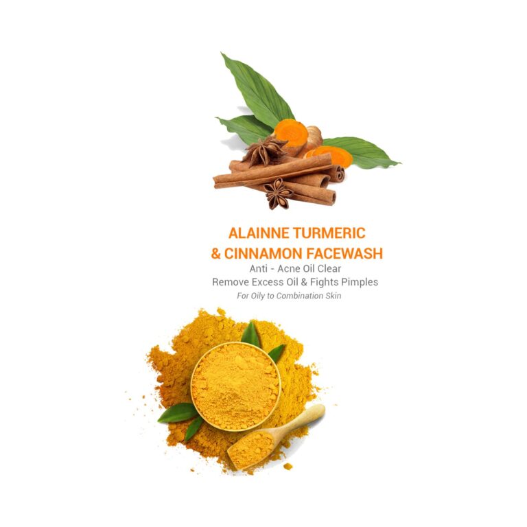 Alainne Turmeric & Cinnamon Facewash - (100g) - Alainne
