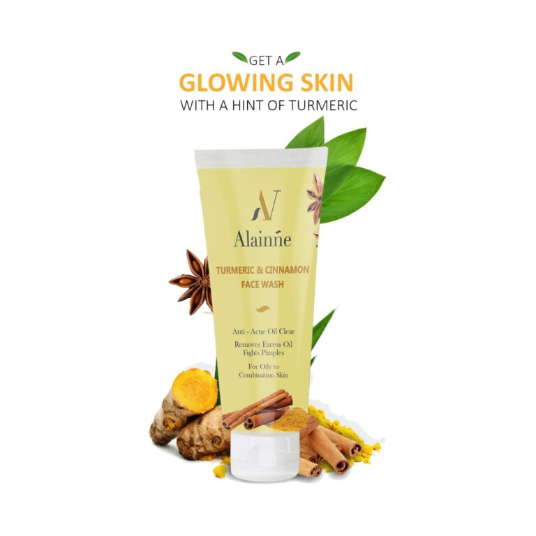 Alainne Turmeric & Cinnamon Facewash - (100g) - Alainne