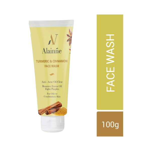 Alainne Turmeric & Cinnamon Facewash - (100g) - Alainne