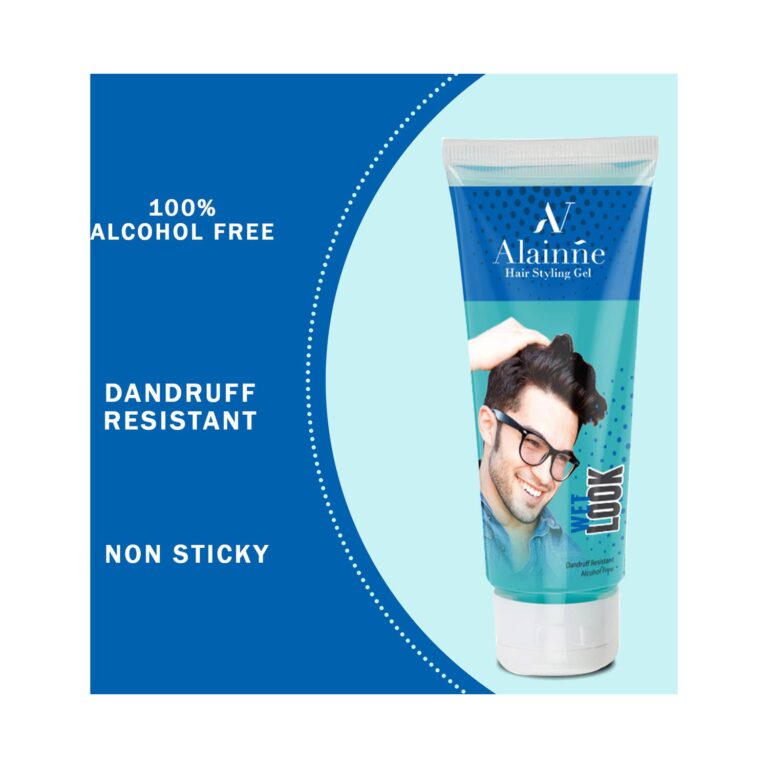 Alainne Wet Look Hair Styling Gel - (60ml) - Alainne