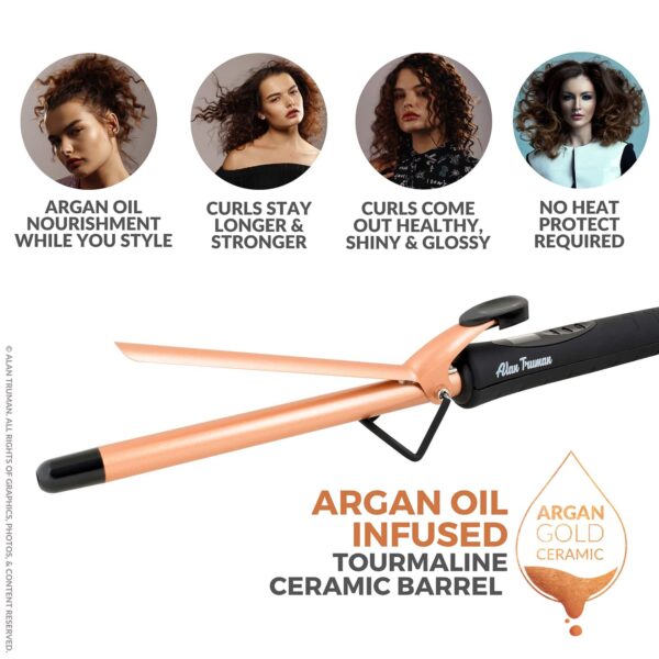 Alan Truman Argan Gold Ceramic Curler - 19mm (1 Pc) - Alan Truman