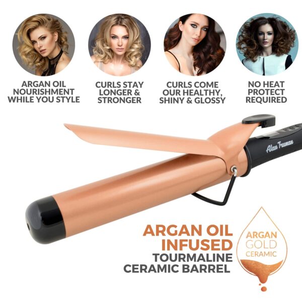 Alan Truman Argan Gold Ceramic Curler - 32mm (1 Pc) - Alan Truman