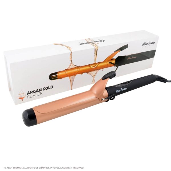 Alan Truman Argan Gold Ceramic Curler - 32mm (1 Pc) - Alan Truman