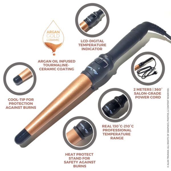 Alan Truman Argan Gold Wand - Large - 32-19mm (1 Pc) - Alan Truman