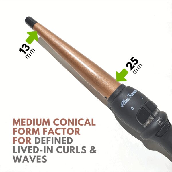 Alan Truman Argan Gold Wand - Medium 25-13mm (1 Pc) - Alan Truman