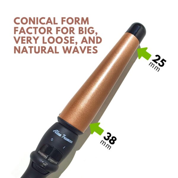 Alan Truman Argan Gold Wand - X-Large 38-25mm (1 Pc) - Alan Truman