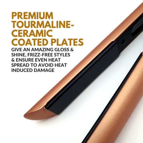 Alan Truman AT100 Tourmaline Ceramic Straightener - Gold (1 Pc) - Alan Truman