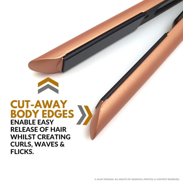 Alan Truman AT100 Tourmaline Ceramic Straightener - Gold (1 Pc) - Alan Truman
