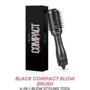 Alan Truman Compact Blow Brush - Black (1 Pc) - Alan Truman