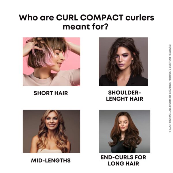 Alan Truman Curl Compact - 26mm Medium Hair Curler (1 Pc) - Alan Truman