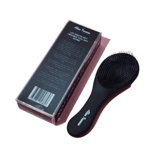 Alan Truman DT-10 Detangling Brush - Black (1Pc) - Alan Truman